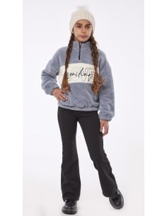 EBITA FASHION Παιδική Χειμερινή Μπλούζα Μακρυμάνικη Γκρι 2