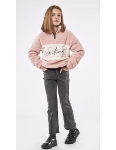 EBITA FASHION Παιδική Χειμερινή Μπλούζα Μακρυμάνικη Ροζ 2