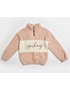 EBITA FASHION Παιδική Χειμερινή Μπλούζα Μακρυμάνικη Ροζ