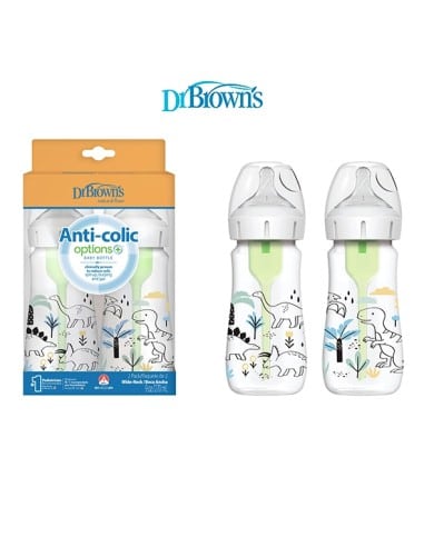 DR BROWNS Σετ Πλαστικά Μπιμπερό Options+ Κατά...
