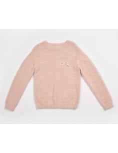 EBITA FASHION Παιδικό Πουλόβερ Μακρυμάνικο Ροζ