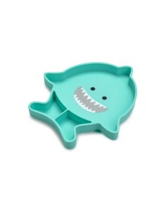 MELII Πιάτο Σιλικόνης Με Βεντούζα Shark