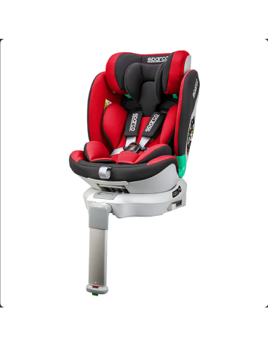SPARCO I-Size + Top Tether Black Red