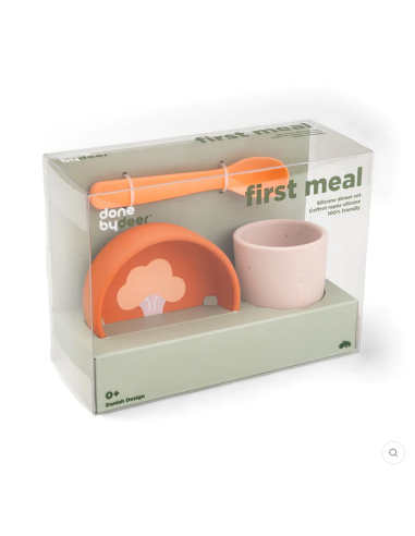 DONE BY DEER Σετ Φαγητού 3τμχ First Meal Papaya
