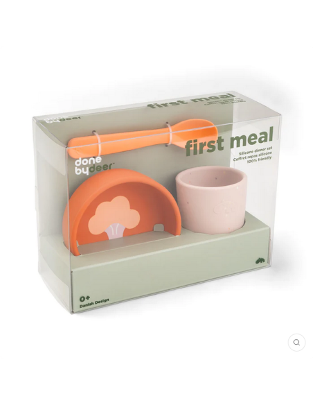 DONE BY DEER Σετ Φαγητού 3τμχ First Meal Papaya