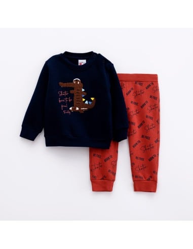 FUNKY FOR BABY Βρεφικό Σετ Φόρμα 2τμχ Μπλε