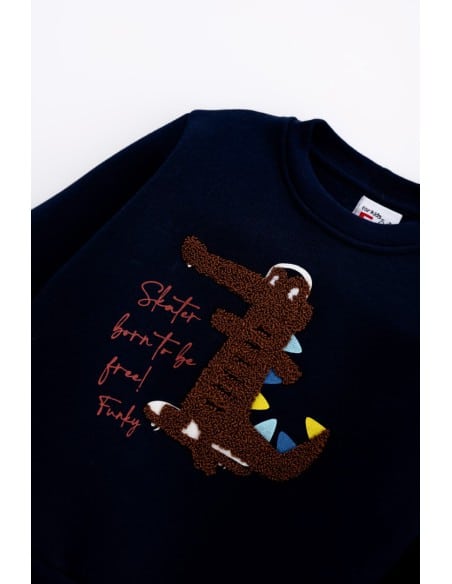 FUNKY FOR BABY Βρεφικό Σετ Φόρμα 2τμχ Μπλε