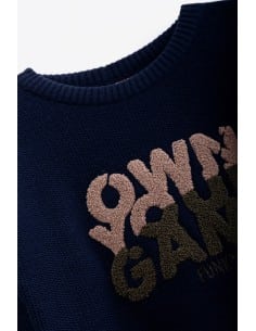 FUNKY FOR BABY Παιδικό Πουλόβερ Μπλε 2