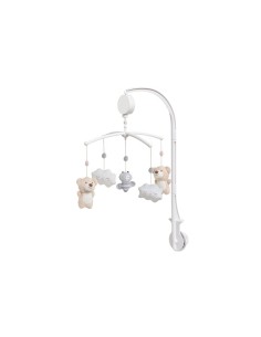 INTERBABY Μουσικό Carousel Bear Grey 2