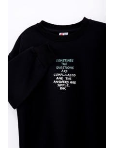 FUNKY FOR BABY Παιδικό Φούτερ Μαύρο 2