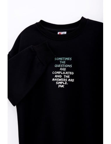 FUNKY FOR BABY Παιδικό Φούτερ Μαύρο