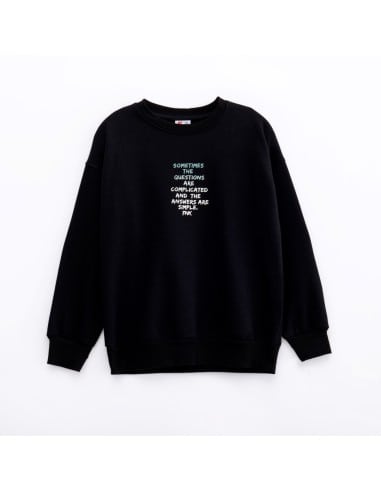 FUNKY FOR BABY Παιδικό Φούτερ Μαύρο