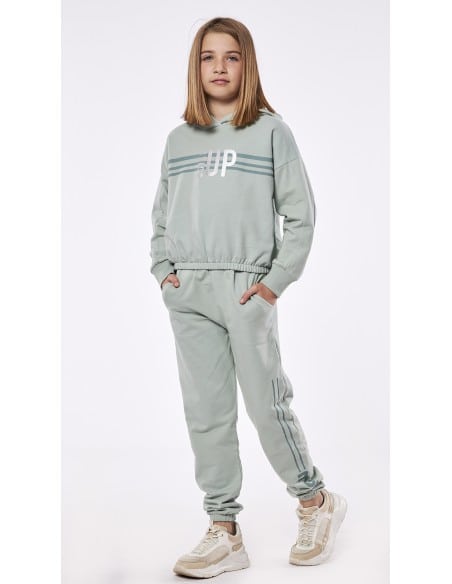EBITA FASHION Σετ Φόρμα Χειμερινό για Κορίτσι 2τμχ Μέντα