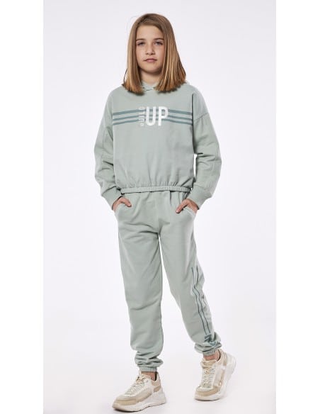 EBITA FASHION Σετ Φόρμα Χειμερινό για Κορίτσι 2τμχ Μέντα