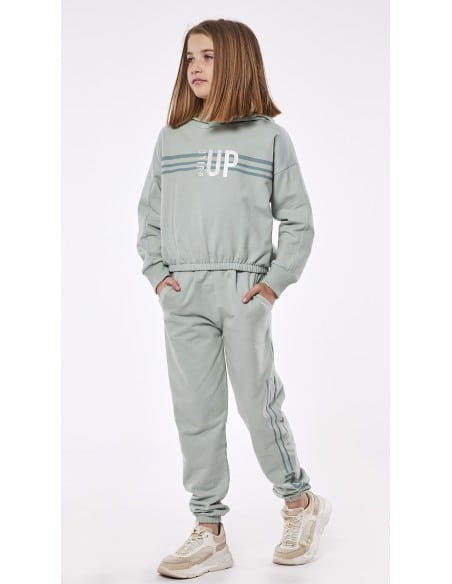 EBITA FASHION Σετ Φόρμα Χειμερινό για Κορίτσι 2τμχ Μέντα