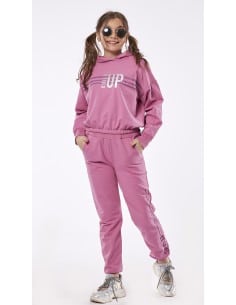 EBITA FASHION Σετ Φόρμα Χειμερινό για Κορίτσι 2τμχ Ροζ 2