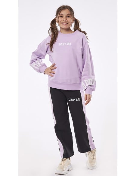 EBITA FASHION Παιδικό Σετ Φόρμα 2τμχ Λιλά