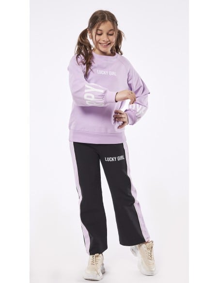EBITA FASHION Παιδικό Σετ Φόρμα 2τμχ Λιλά