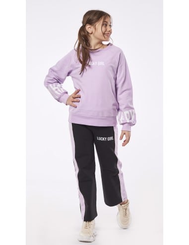 EBITA FASHION Παιδικό Σετ Φόρμα 2τμχ Λιλά