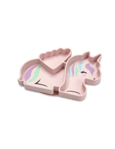 MELII Πιάτο Σιλικόνης Με Βεντούζα Unicorn