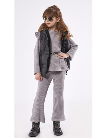 EBITA FASHION Παιδικο Αμάνικο Μπουφάν Μαύρο