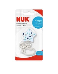 NUK Αλυσίδα Πιπίλας Αστέρι Μπλε 2