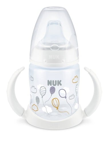 NUK First Choice Μπιμπερό εκπαίδευσης 150 ml με ρύγχος Λευκό 6m+