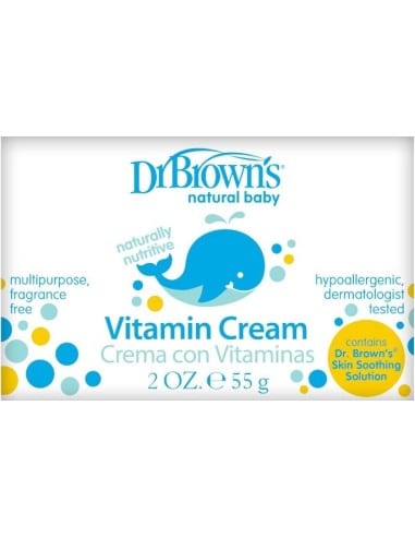 DR BROWNS Vitamine Cream Κρέμα 55gr Ανακούφισης Ερεθισμών
