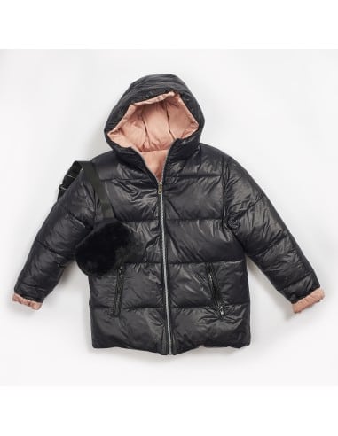 EBITA FASHION Παιδικό Casual Μπουφάν Μαύρο