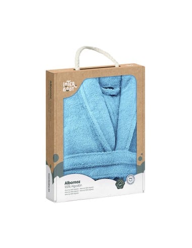 INTERBABY Παιδικό Μπουρνούζι Turquoise