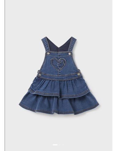 MAYORAL Παιδικό Φόρεμα Χειμερινό Τζιν Μπλε
