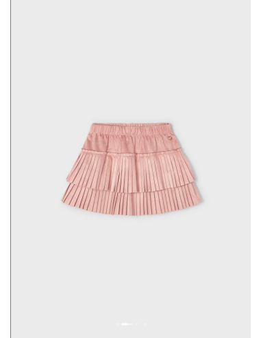 MAYORAL Παιδική Φούστα Πιέτες Σουέτ Ροζ