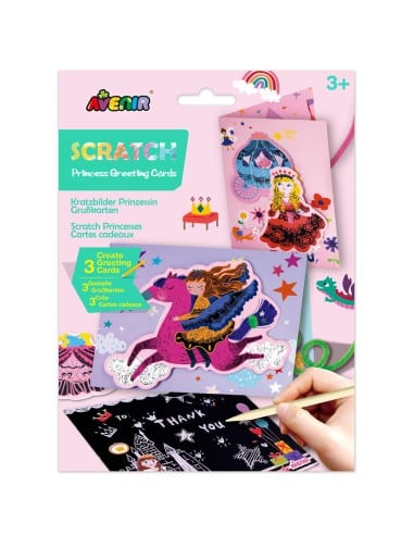 Avenir Scratch 4 Greeting Card Princesses