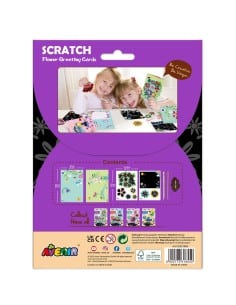 Avenir Scratch 4 Greeting Card Flowers 2