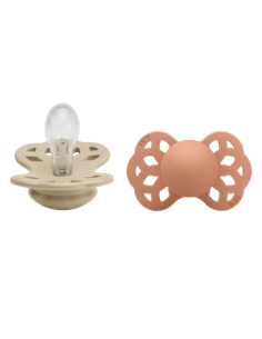 BIBS Πιπίλες Infinity Silicone Symmetrical 2pack Vanilla...