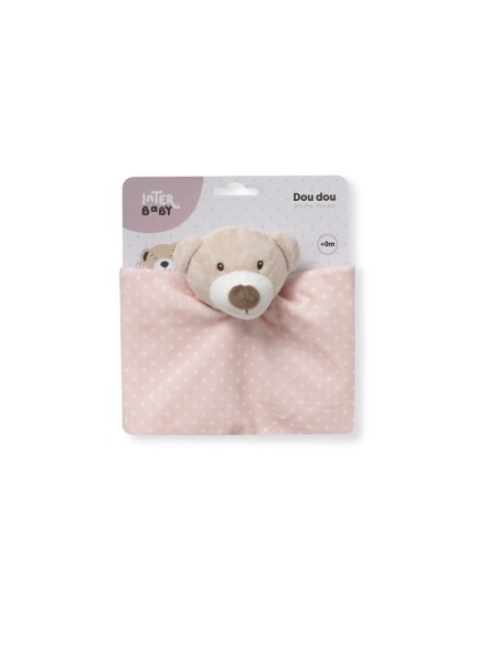 INTERBABY Πανάκι Παρηγοριάς Bear Pink