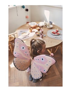 OYOY MINI Σετ Μπωλ Σιλικόνης 2τμχ Ροζ Καφέ 2