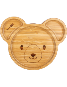 FREEON Koala Παιδικό Πιάτο Φαγητού από Bamboo Καφέ