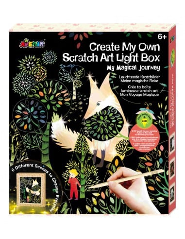 ARTS&CRAFTS Scratch Create My Own Magical Journey Light Box
