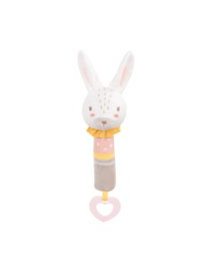 KIKKA BOO Κουδουνίστρα με Mασητικό Rabbits in Love