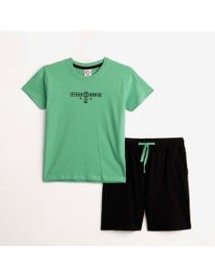 FUNKY FOR BABY Σετ με Σορτς Καλοκαιρινό Πράσινο