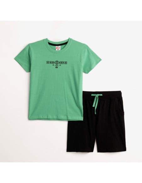 FUNKY FOR BABY Σετ με Σορτς Καλοκαιρινό Πράσινο