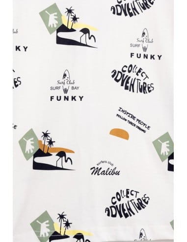 FUNKY FOR BABY Παιδική Μπλούζα Λευκό