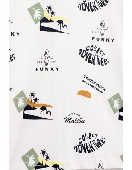 FUNKY FOR BABY Παιδική Μπλούζα Λευκό