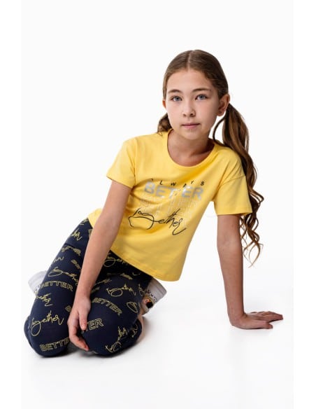 FUNKY FOR BABY Παιδικό Σετ Κολάν 2τμχ Κίτρινο