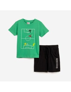 FUNKY FOR BABY Παιδικό Σετ Βερμούδα Μακό 2τμχ Πράσινο