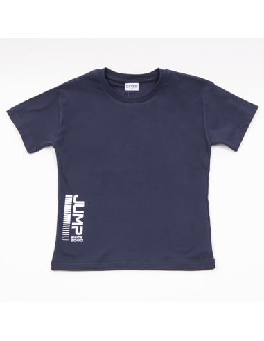 TRAX Παιδική Μπλούζα Με Γράμματα Μπλε Σκούρο