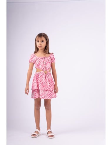 EBITA FASHION Παιδικό Φόρεμα Φούξια