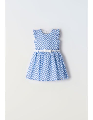 EBITA FASHION Παιδικό Φόρεμα Σιέλ