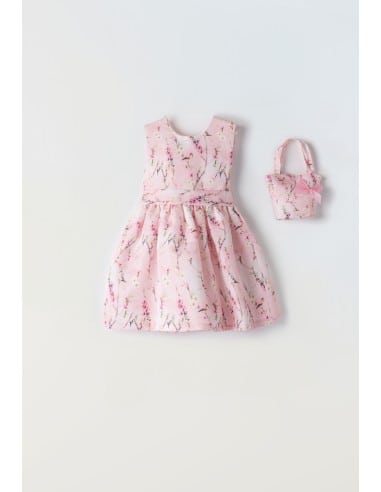 EBITA FASHION Παιδικό Φόρεμα 2τμχ Ροζ